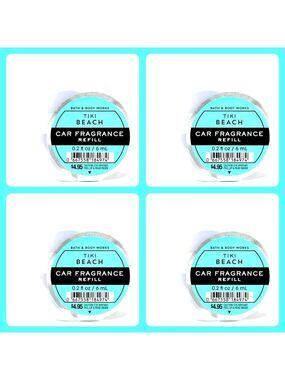 🩵 4 FOR $15 TIKI BEACH CAR FRAGRANCE REFILLS